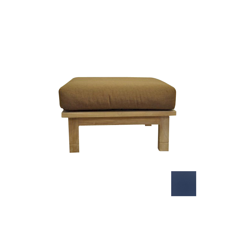 Anderson Teak 26 in L x 26 in W x 10 in H Teak Wood Ottoman