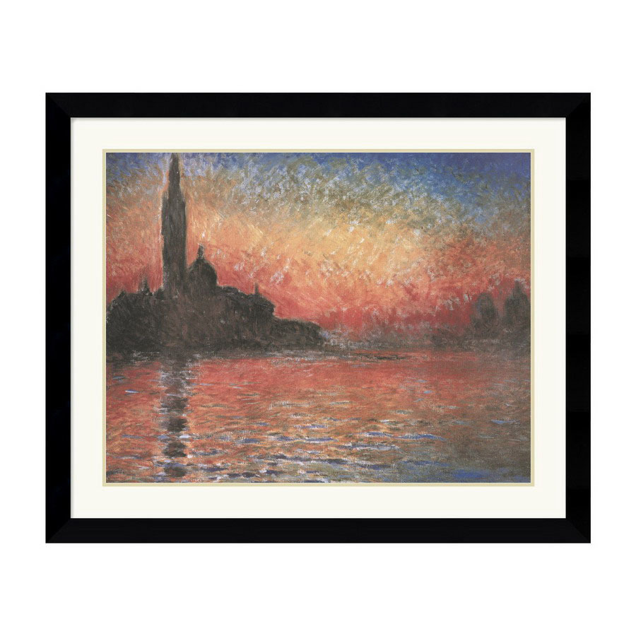 Amanti Art 35.62 in W x 29.49 in H Landscape Framed Art