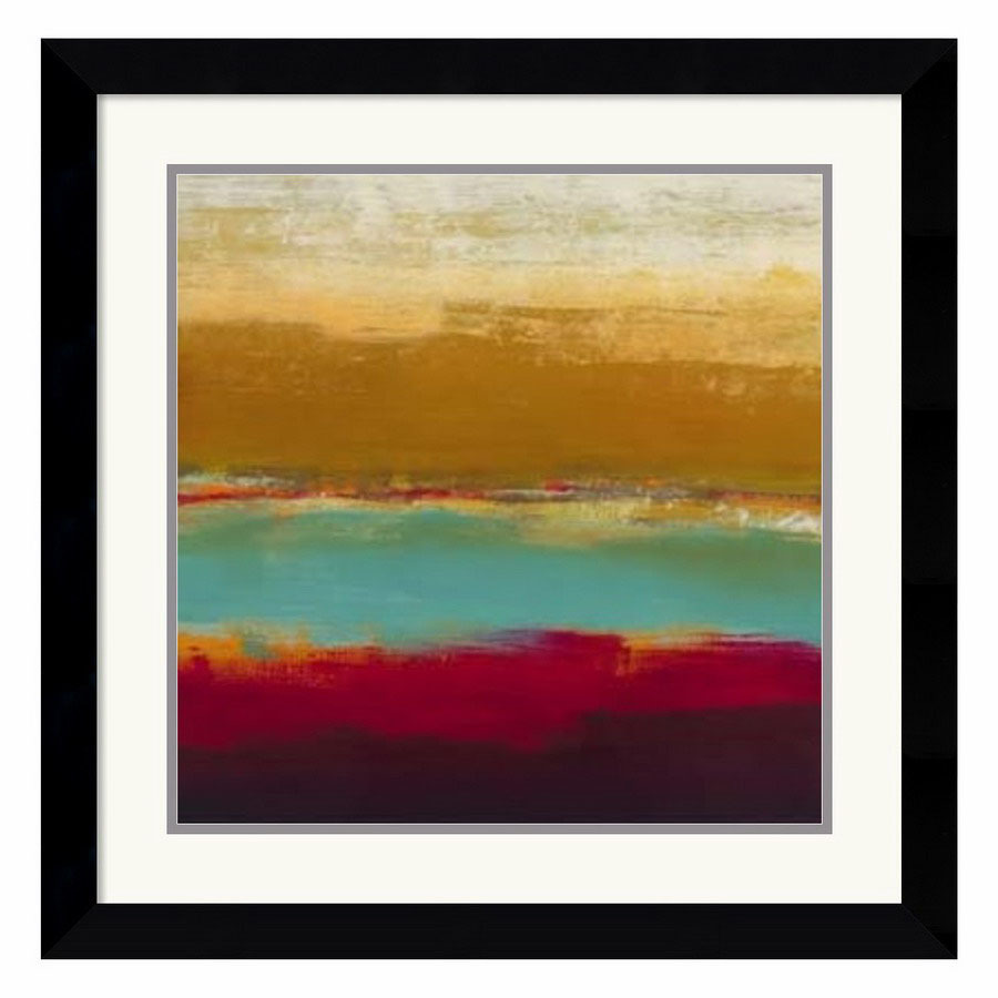 Amanti Art 26.62 in W x 26.62 in H Abstract, Landscape Framed Art