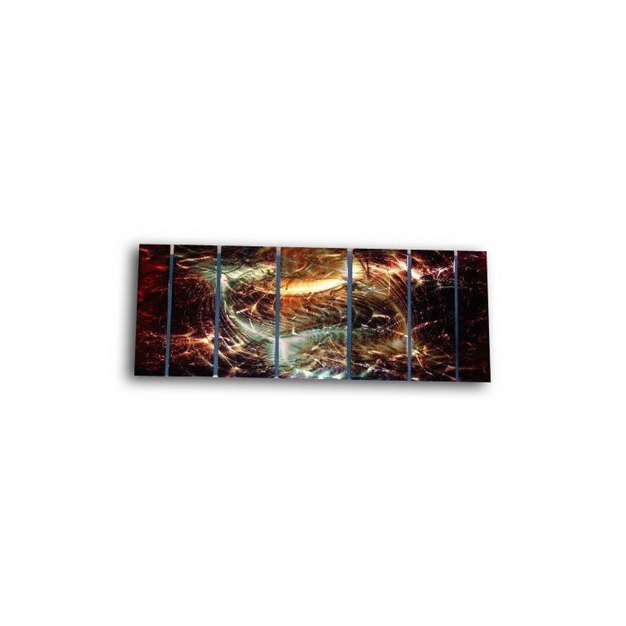 All My Walls 36 in W x 102 in H Abstract Metal Wall Art