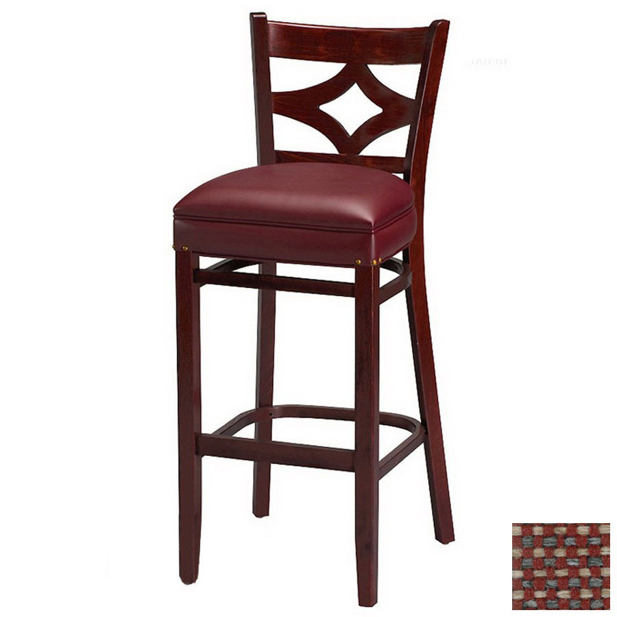 Regal Seating Fine Beechwood Mahogany 24 in Counter Stool