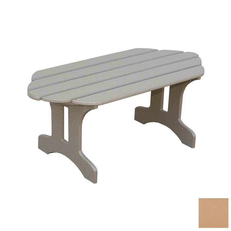 Eagle One Adirondack Plastic Oval Patio Coffee Table