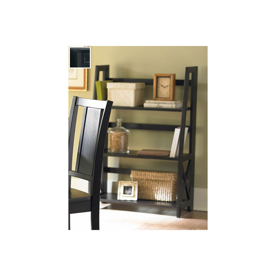 Homelegance Britanica Black 42 in 3 Shelf Bookcase