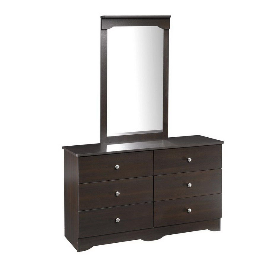 Nexera Pocono Espresso 6 Drawer Dresser