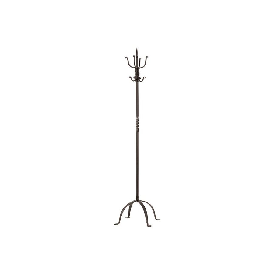 Stone County Ironworks Standard Natural Black 8 Hook Coat Stand