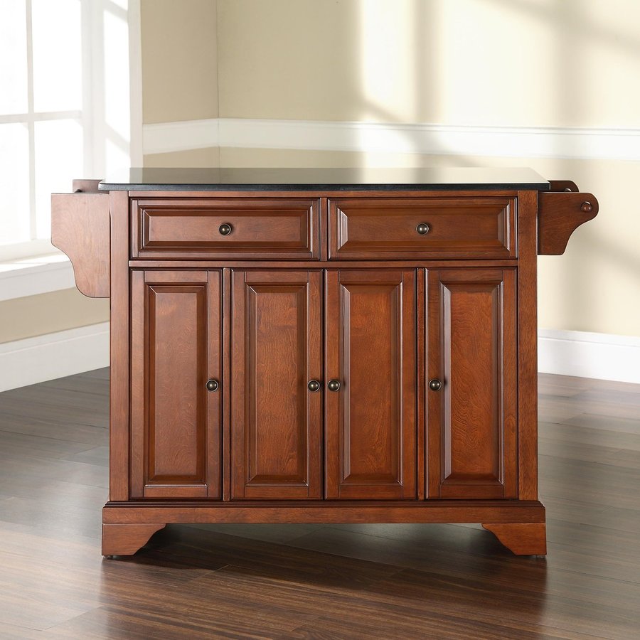 Crosley Furniture 52 in L x 18 in W x 36 in H Classic Cherry Kitchen Island