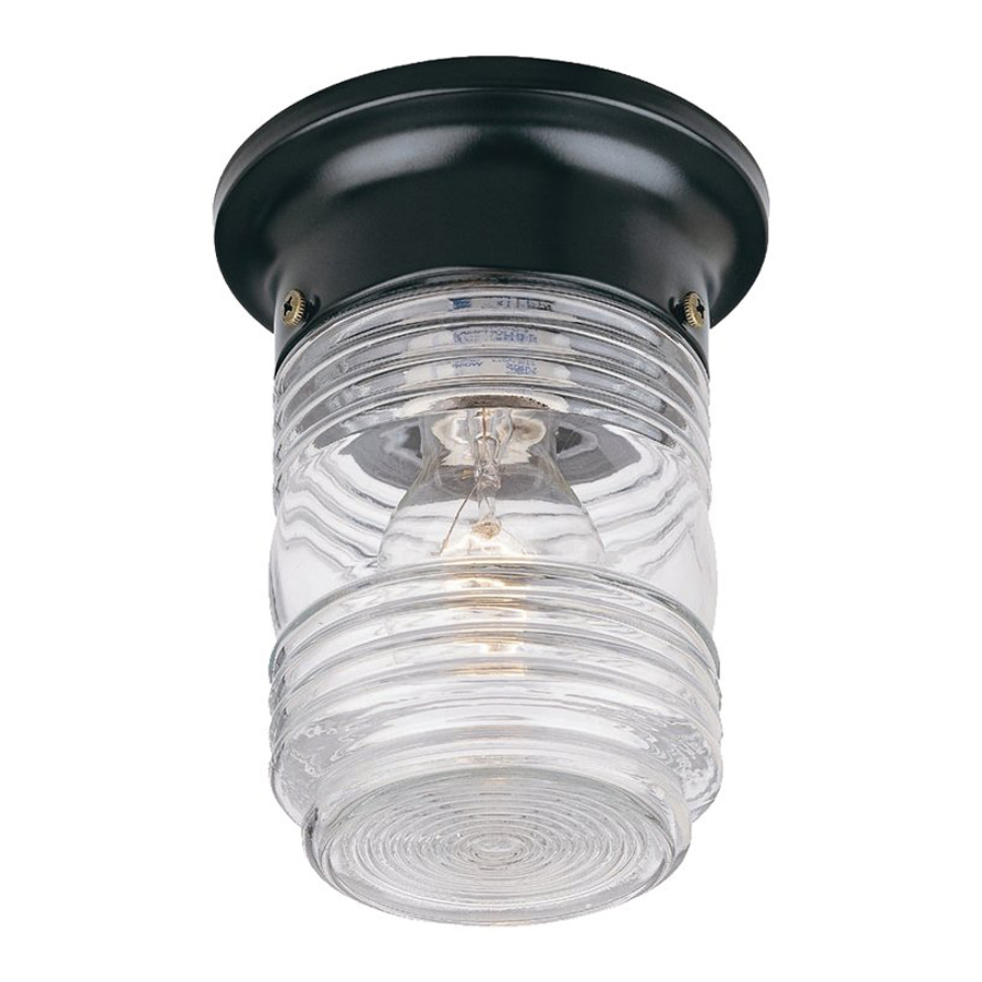 Acclaim Lighting Builder's Choice 4.5 in W Matte Black Outdoor Flush Mount Light