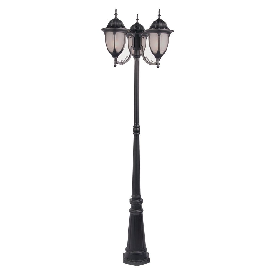 Acclaim Lighting Suffolk 82 1/2 in H Matte Black Post Light