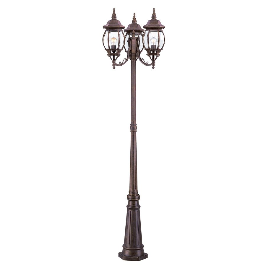 Acclaim Lighting Chateau 85 in H Burled Walnut Post Light