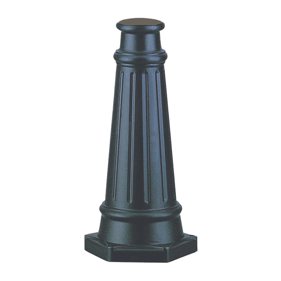 Acclaim Lighting Matte Black 22 1/2 in Pier Light Mount Pier