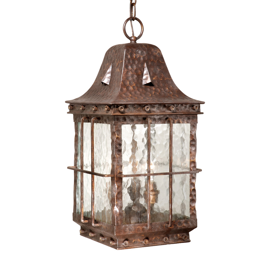 Cascadia Lighting Edinburgh 22 1/2 in H Colonial Iron Outdoor Pendant Light