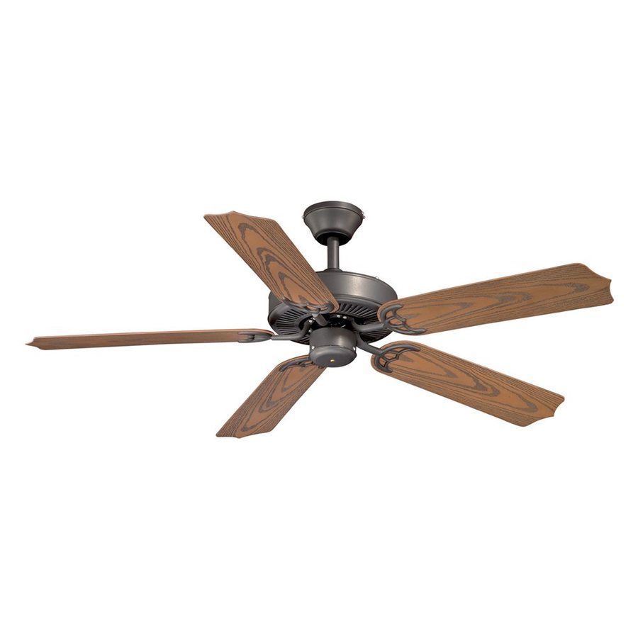 Cascadia Lighting Medallion 52 in Noble Bronze Indoor Downrod Mount Ceiling Fan