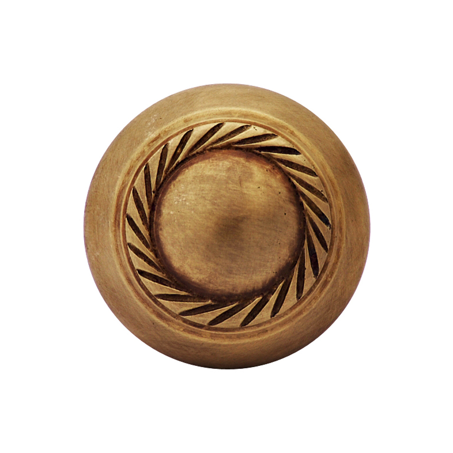 Copper Mountain Hardware 1 1/2 in Antique Brass Round Cabinet Knob