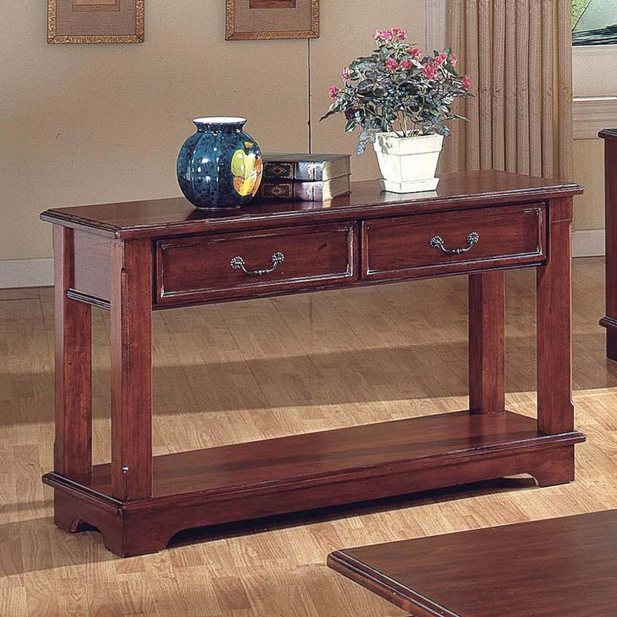 Steve Silver Company Barrington Rich Cherry Rectangular Console and Sofa Table