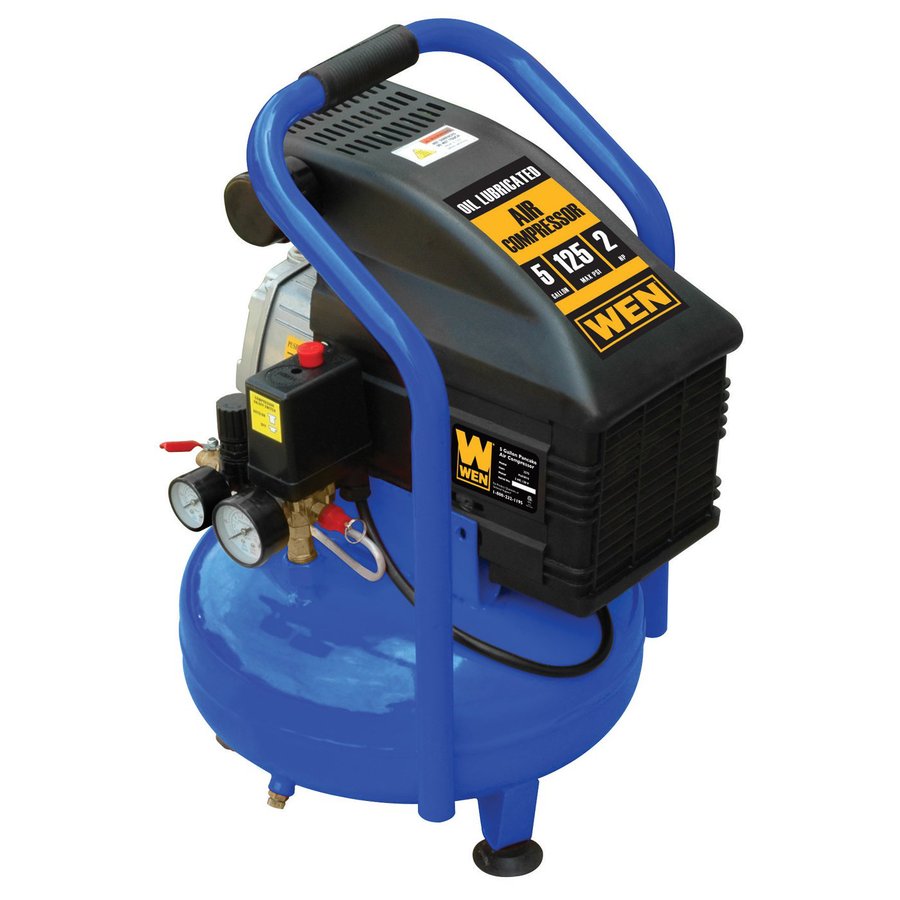 WEN 2 5 Gallon 125 PSI Electric Air Compressor