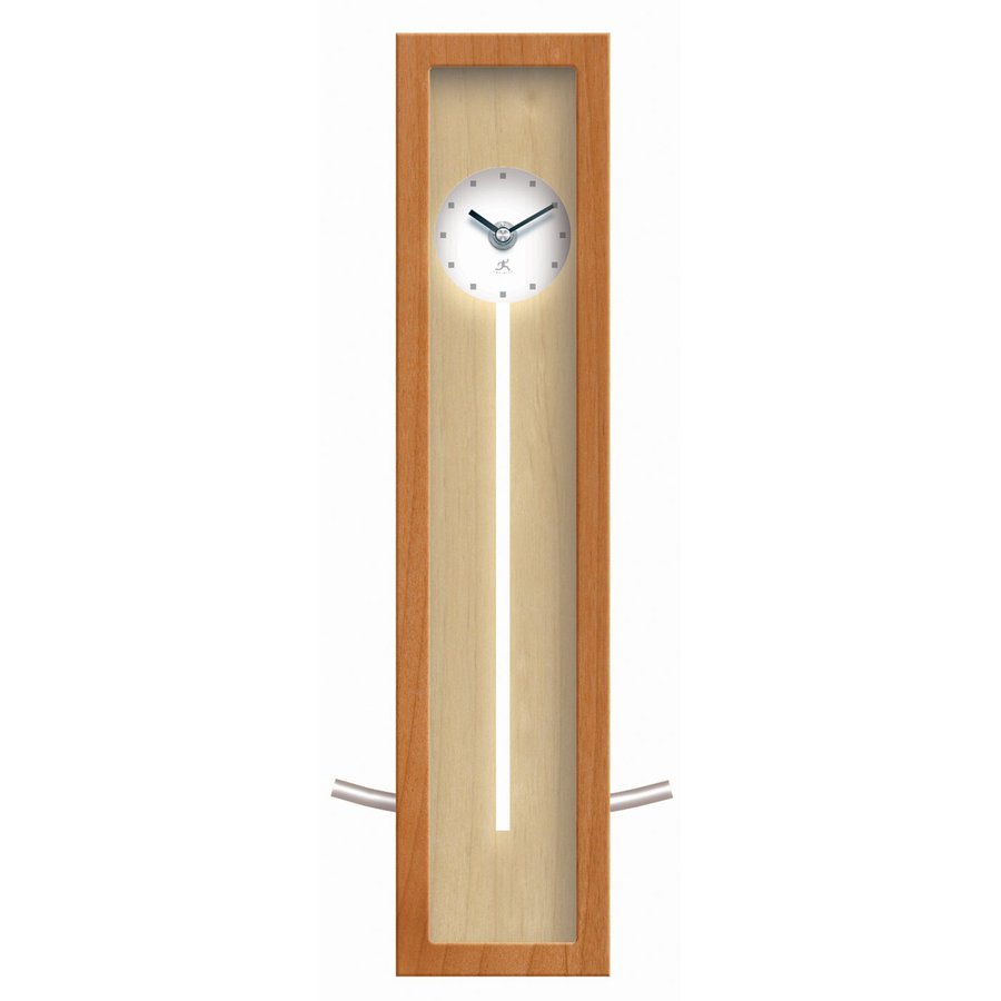 Infinity Instruments Number High Rise Natural Wall Clock