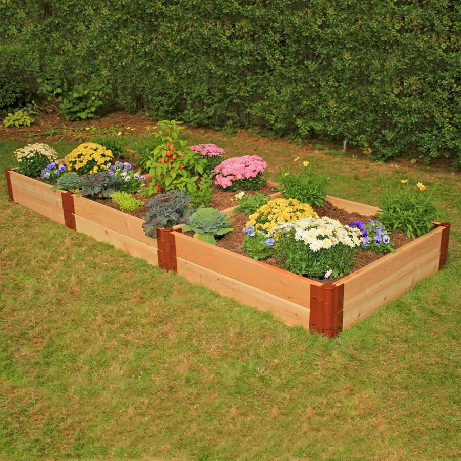 Scenery Solutions L X 96 Inches W X 12 Inches H Cedar Raised Garden Bed