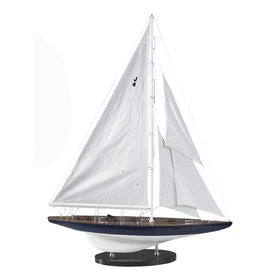 Authentic Models Wood and Cotton 1934 J Yacht Rainbow Replica
