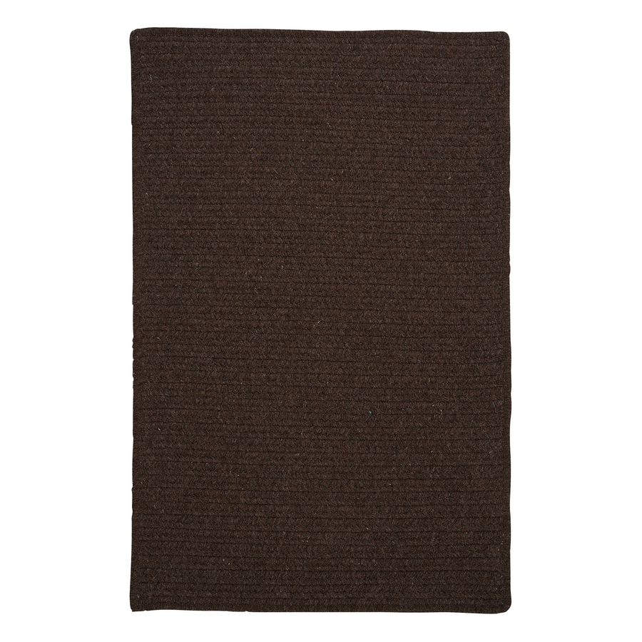 Colonial Mills Courtyard Cocoa Rectangular Indoor Braided Area Rug (Common 8 x 11; Actual 96 in W x 132 in L)