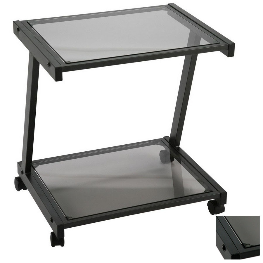 Eurostyle 22 in Graphite Black Printer Stand