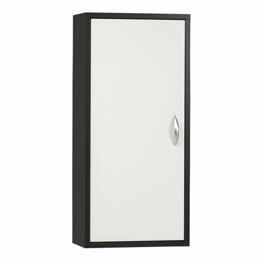 Tvilum Oceana 27.5 in x 12.75 in x 7 in Coffee/White Single Door Kitchen Wall Cabinet