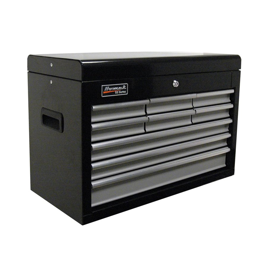 Homak SE 18.75 in x 26 in 9 Drawer Ball Bearing Steel Tool Chest (Black)