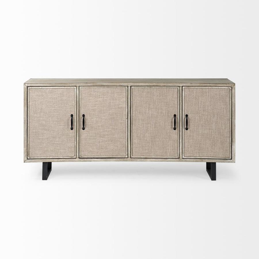 Mercana Bellefontaine Fir Sideboard With Wine Storage In The Dining Kitchen Storage Department At Lowes Com