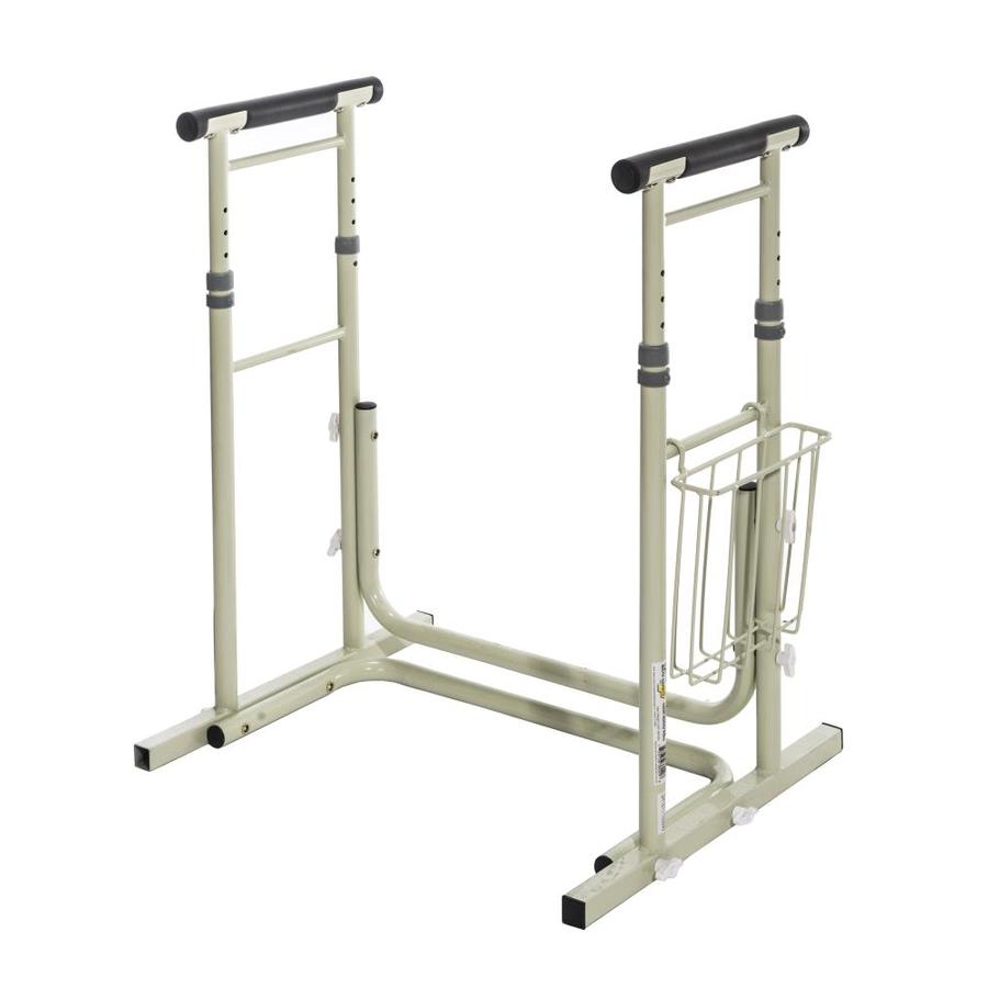 Essential Medical Supply Height Adjustable Standing Toilet Safety Rails | B5041