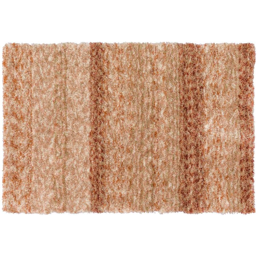 Addison Rugs Sanibel 2 x 3 Rust Indoor Stripe Mid-Century Modern Throw Rug in Red | ASN31RU2X3