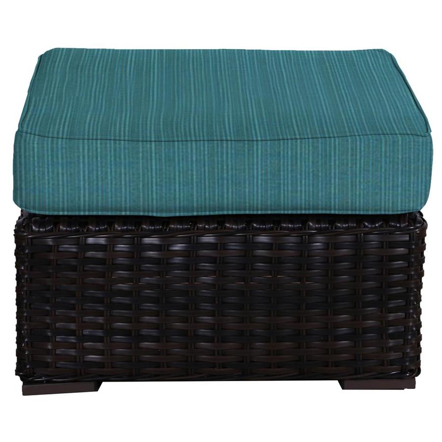 Teva Furnitureteva Furniture Santa Monica Outdoor Wicker Rattan Ottoman Includes Sunbrella Cushions En T Smot Desea Dailymail