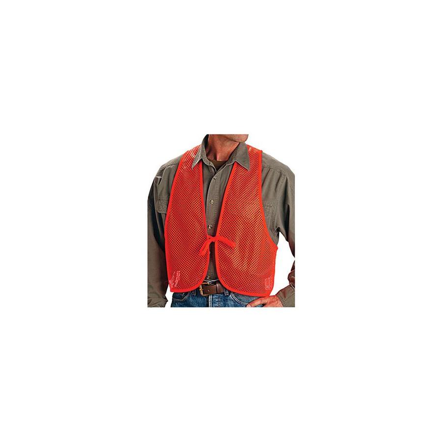 Allen Allen 15750 Blaze Orange Mesh Safety Vest, One Size Fits Most | TRVAL200
