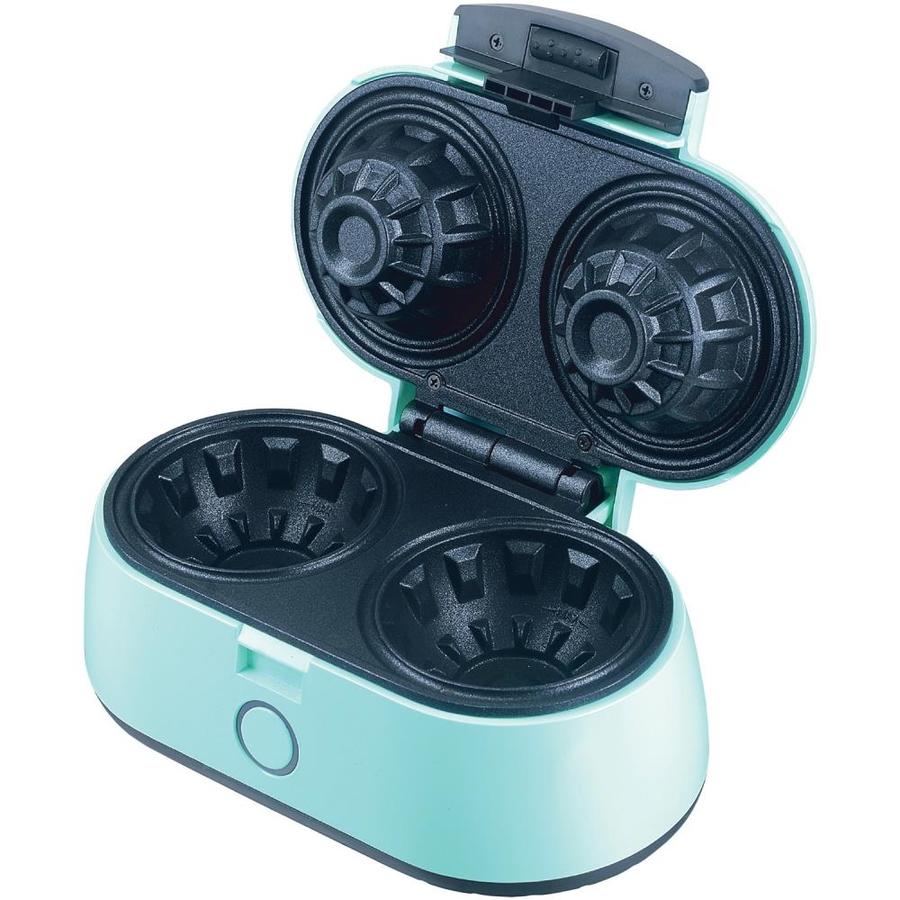 Brentwood Appliances Double Waffle Bowl Maker in Blue | TS-1402BL