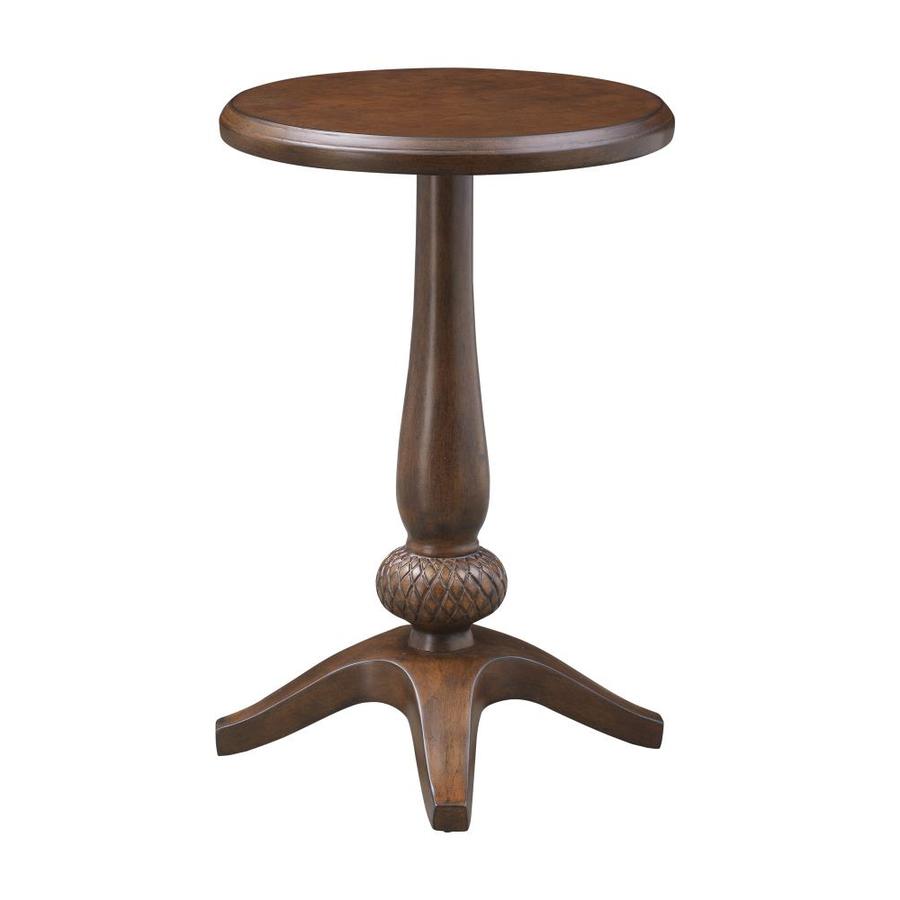 Coast to Coast Blake Brown Cherry Composite Round End Table | 51505