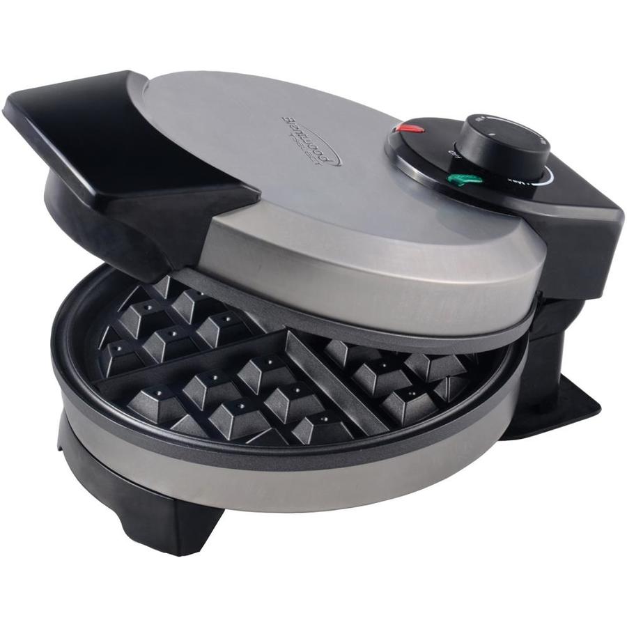 Brentwood Appliances 7-in Nonstick Belgian Waffle Maker Stainless Steel | TS-230S