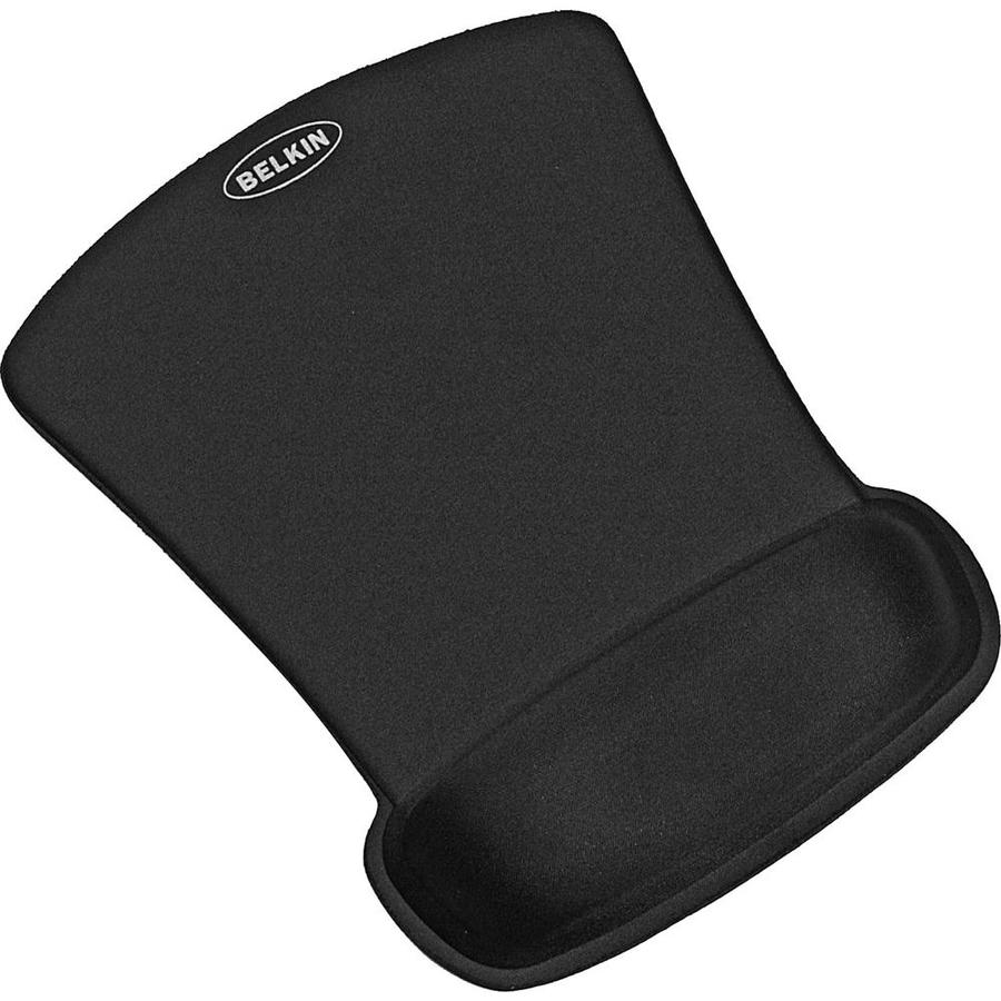 Belkin WAVEREST GEL MOUSE PAD RUBBER BACKING/FABRIC TOP in Black | F8E262-BLK