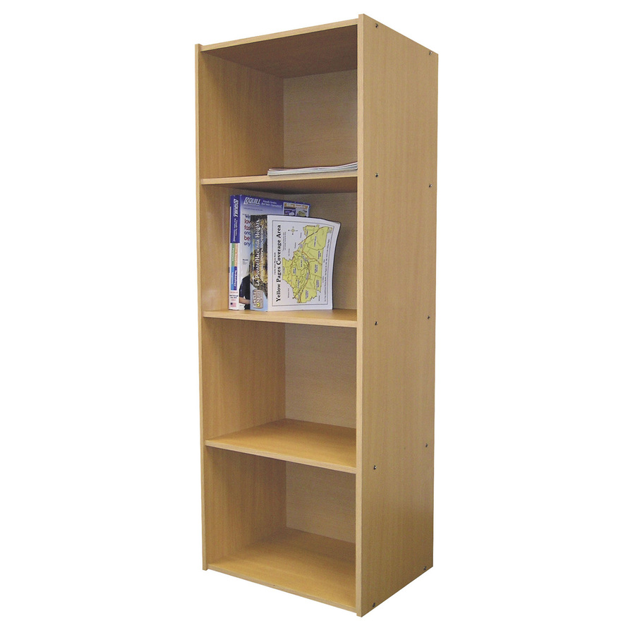 ORE International Natural 47 in 4 Shelf Bookcase