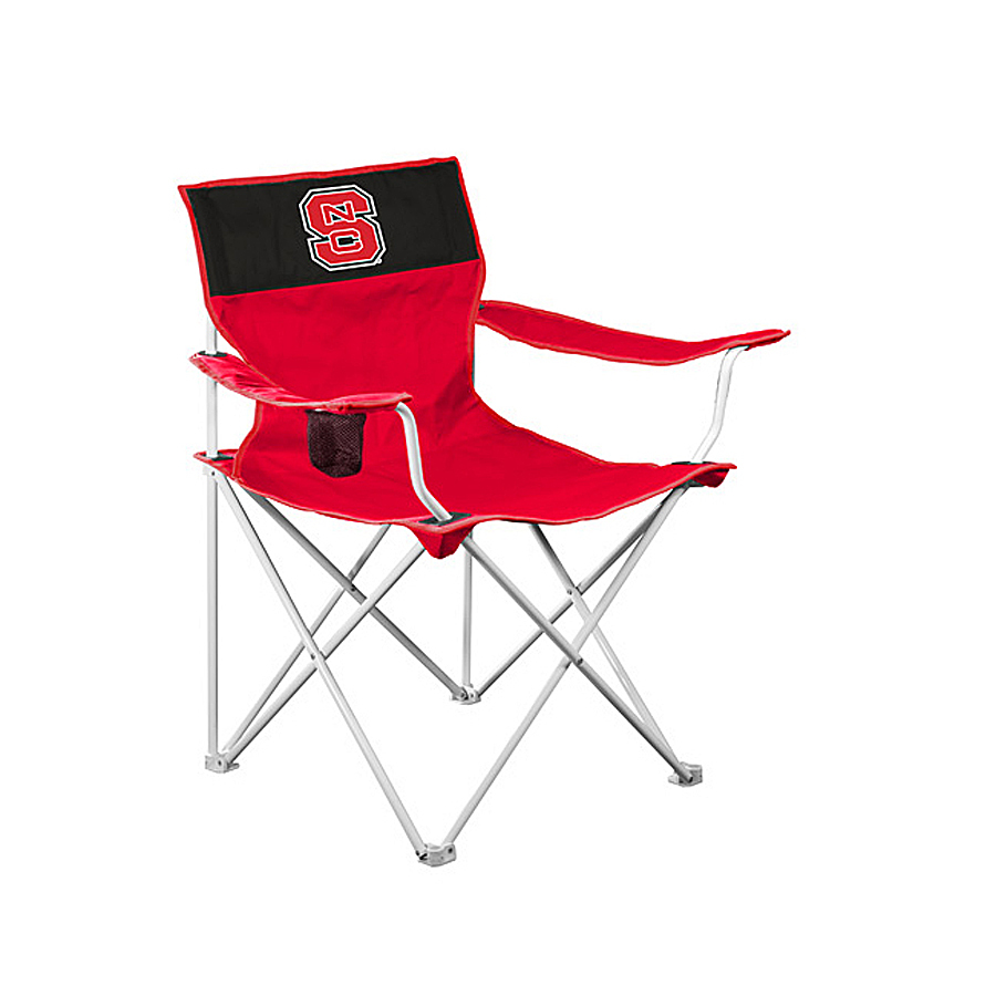 Logo Chairs NCAA North Carolina State Wolfpack Steel Folding Camping Chair