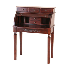 Display Product Reviews For Carved Wood Traditional Stain Secretary Desk