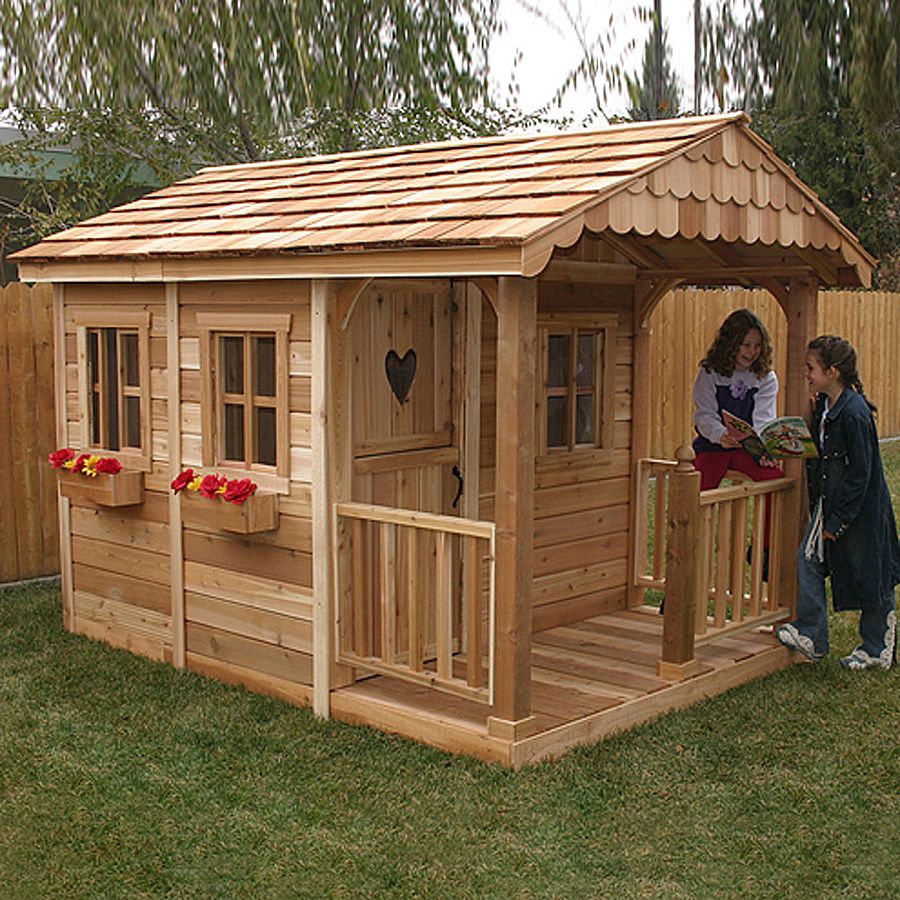 Shop Outdoor Living Today Sunflower Wood Playhouse Kit at 
