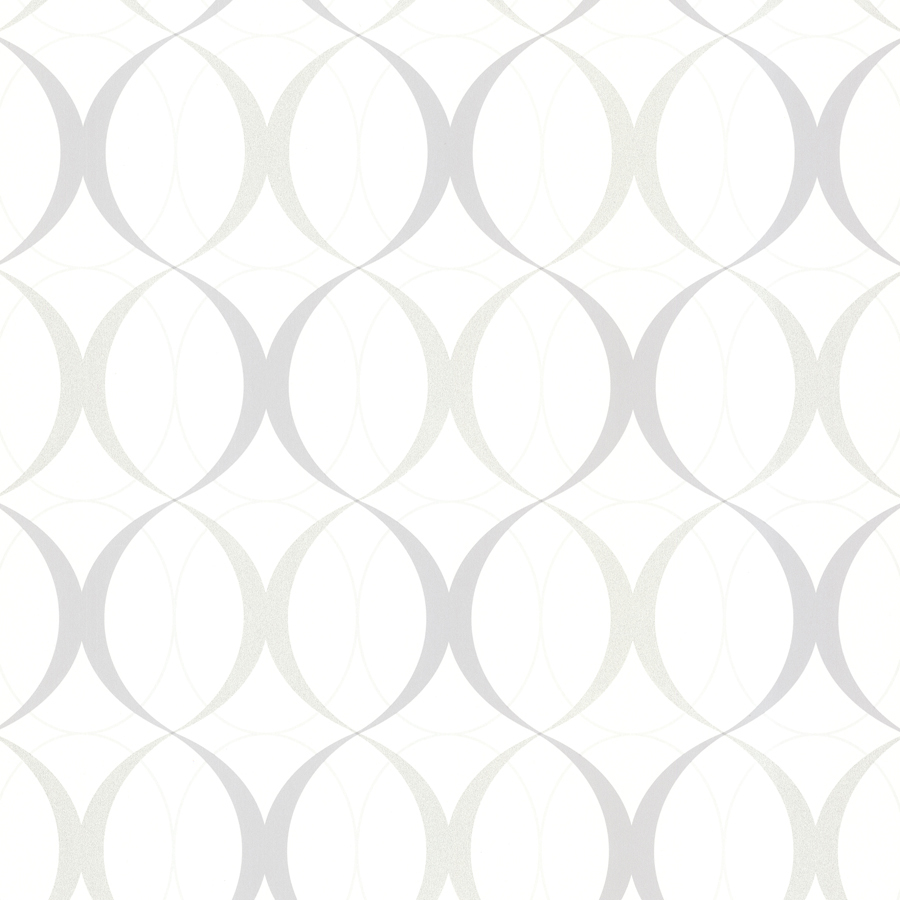 Brewster Wallcovering White Strippable Non Woven Paper Unpasted Classic Wallpaper