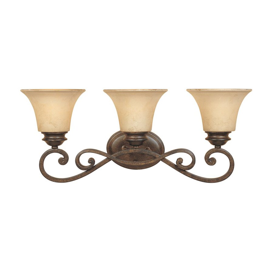 Designers Fountain 3 Light Mendocino Forged Sienna Bathroom Vanity Light