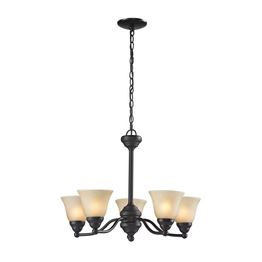 Z Lite Athena 5 Light Bronze Chandelier