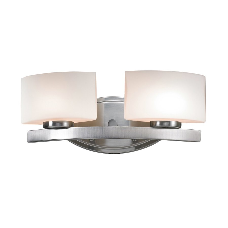 Z Lite 2 Light Cabro Brushed Nickel Bathroom Vanity Light