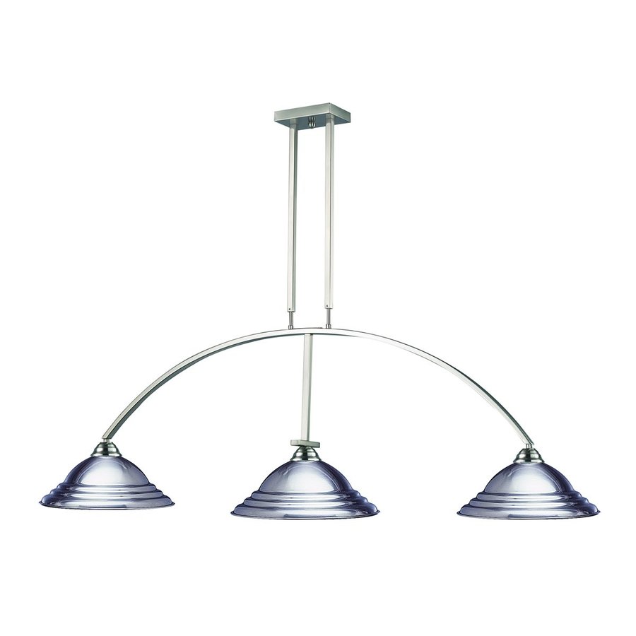 Z Lite Martini Brushed Nickel Pool Table Lighting