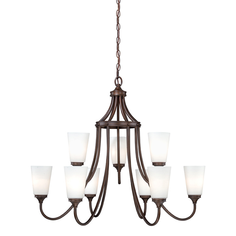 Cascadia Lorimer 9 Light Venetian Bronze Chandelier