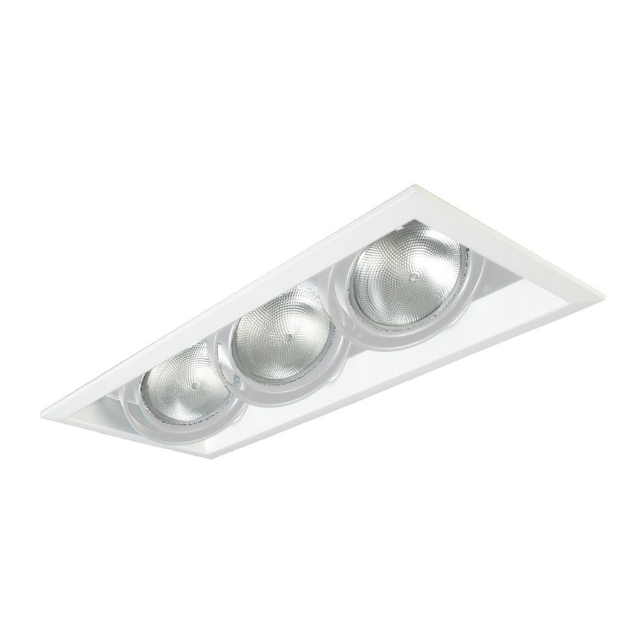 Eurofase White Standard Remodel and New Construction Recessed Light Kit