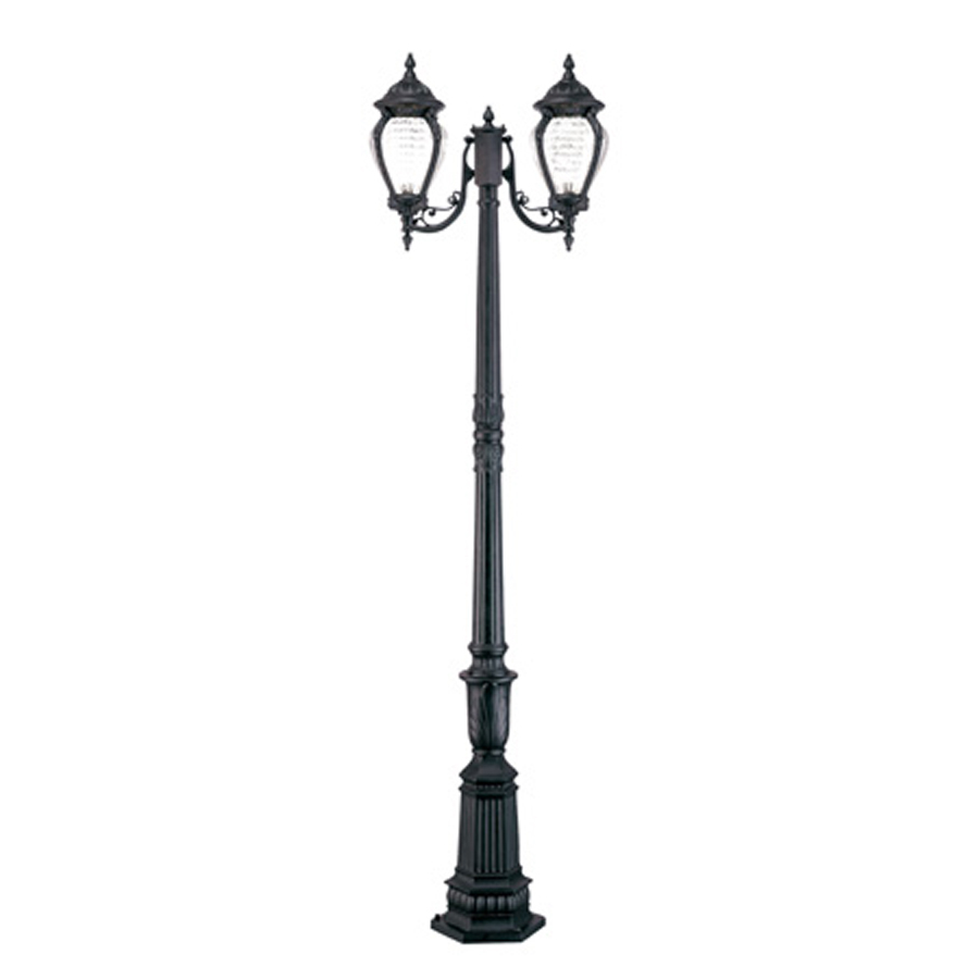 Acclaim Lighting Nottingham 85 in H Matte Black Post Light