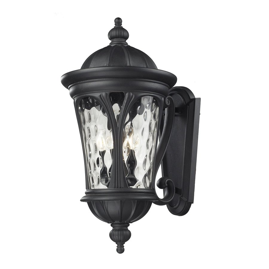 Z Lite Doma 28.75 in H Sand Black Outdoor Wall Light