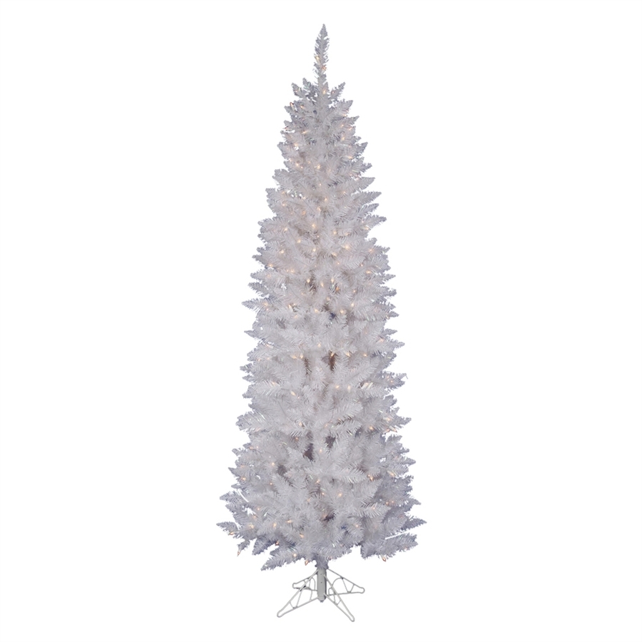 Vickerman 9 ft Pre Lit Spruce Artificial Christmas Tree with 450 Count White LED Lights