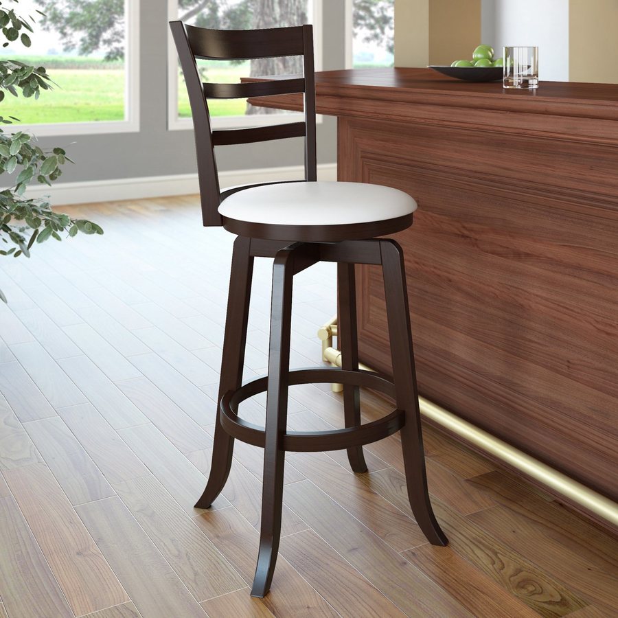 CorLiving Corliving Woodgrove Cream 29 in Bar Stool